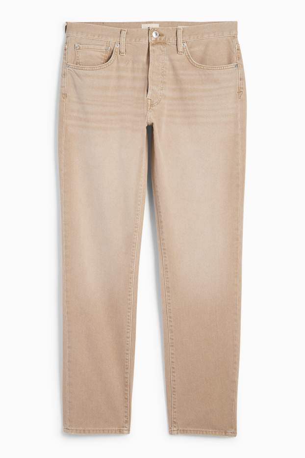 Herren - Regular Jeans - hellbeige