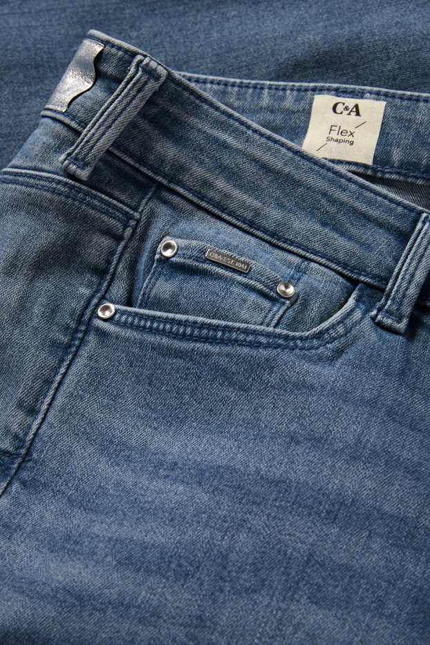 Donna - Slim jeans - vita media - jeans modellanti - LYCRA® - jeans azzurro