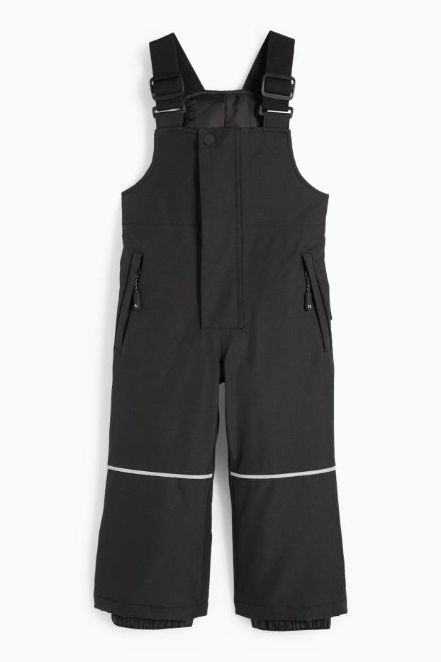 Kinder Buben - Skihose - wasserdicht - schwarz