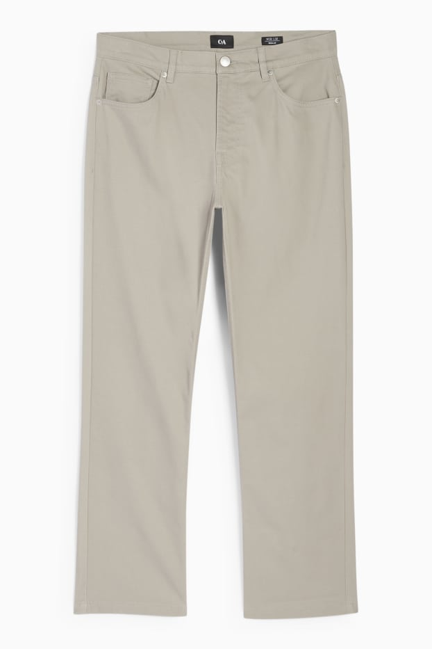 Home - Pantalons - regular fit - gris