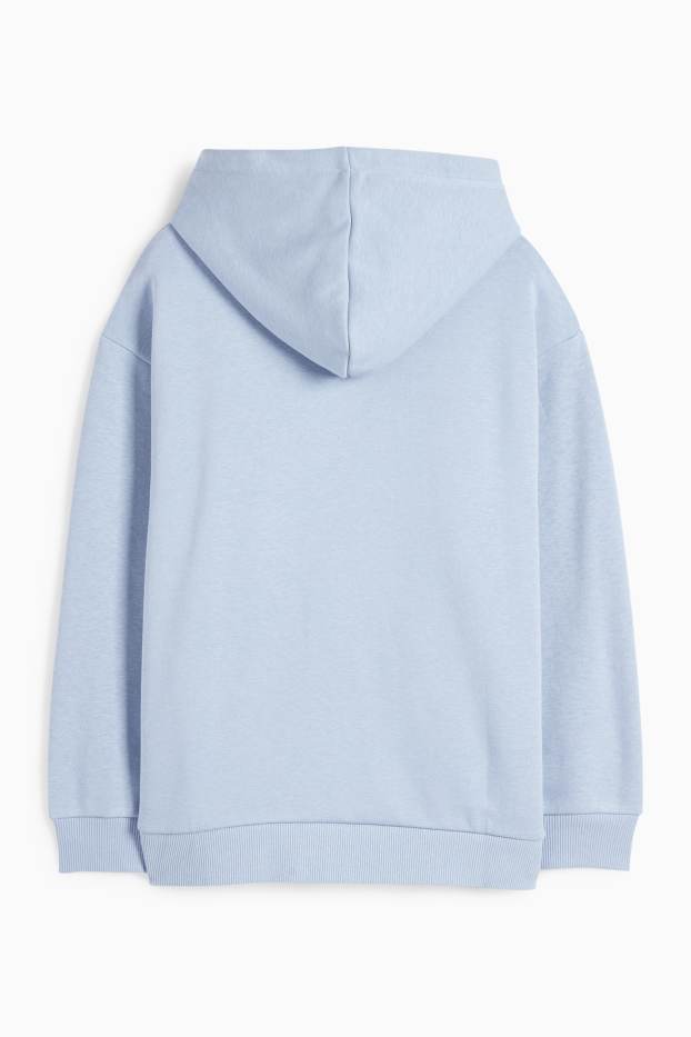 Enfants filles - Cinnamoroll - sweat à capuche - bleu clair