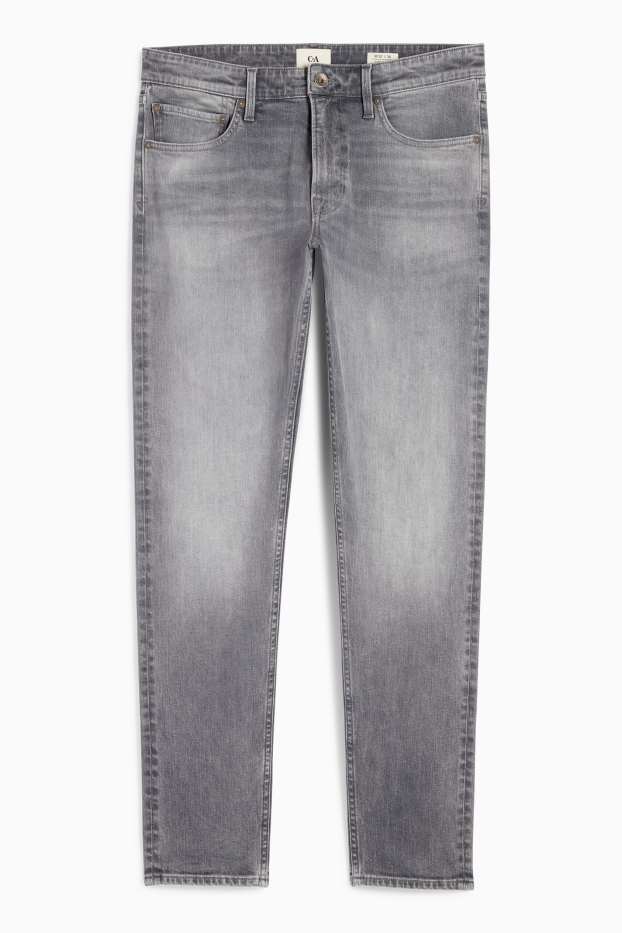Hombre - Slim tapered jeans - vaqueros - gris claro