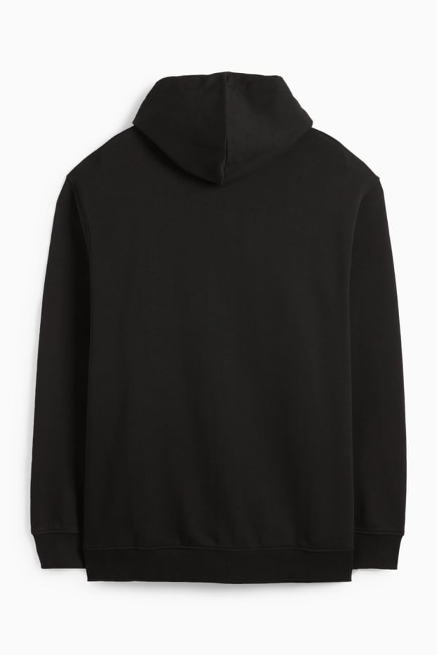 Men - Zip-through hoodie - black