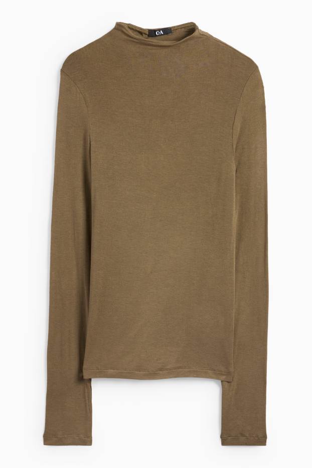 Mujer - Camiseta de manga larga - verde