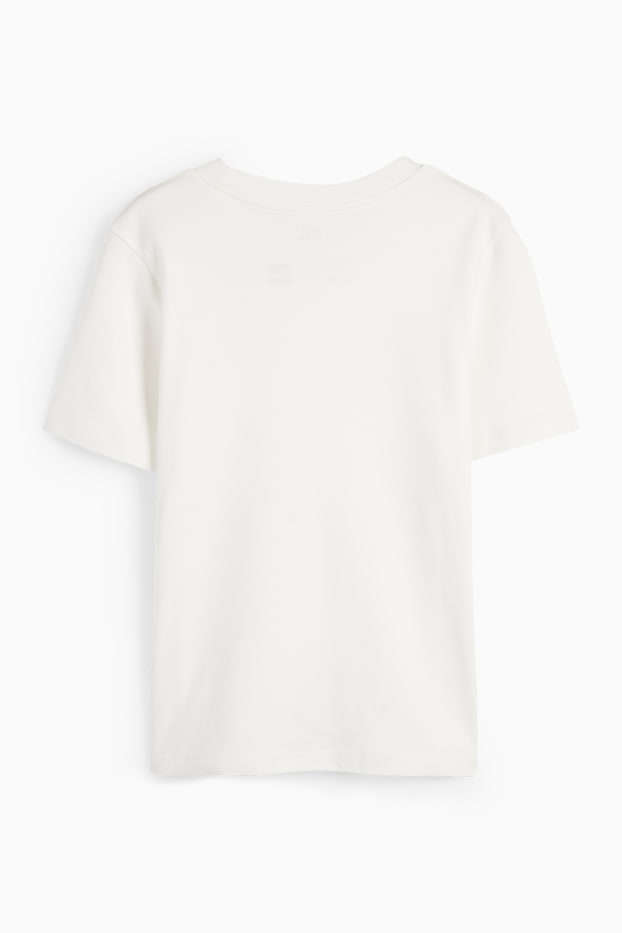 Women - T-shirt - slim fit - white