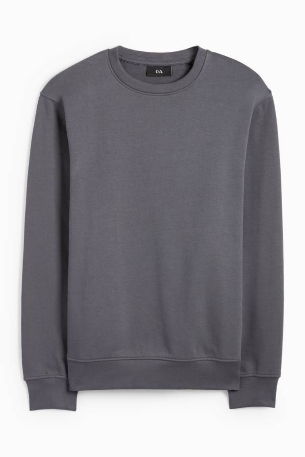 Uomo - Felpa - grigio scuro