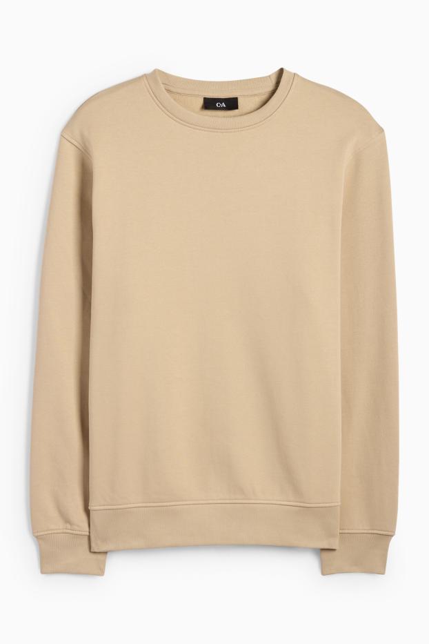 Men - Sweatshirt - beige