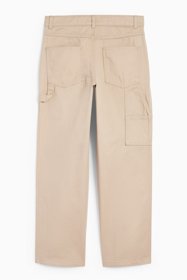 Kinder Buben - Stoffhose - beige