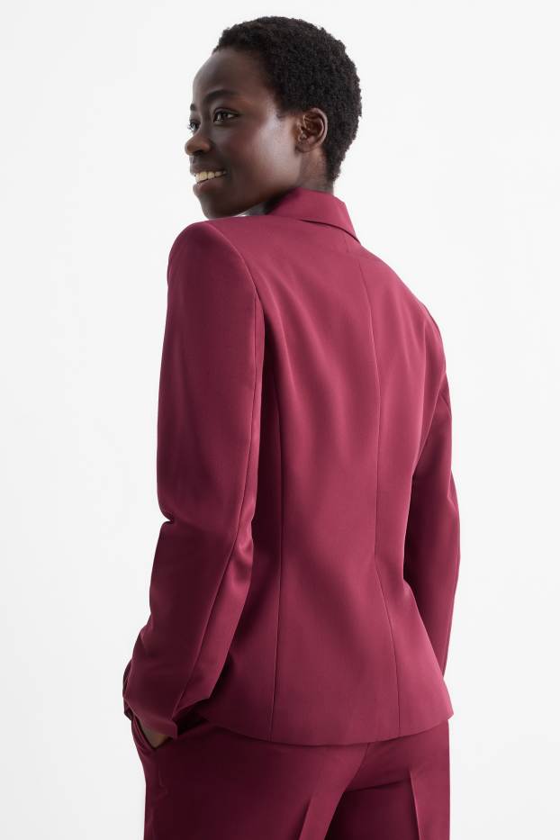 Dona - Blazer formal - entallat - bordeus