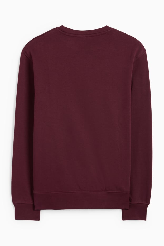 Men - Sweatshirt - bordeaux