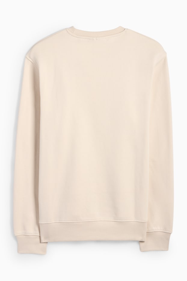 Heren - Sweatshirt - licht beige