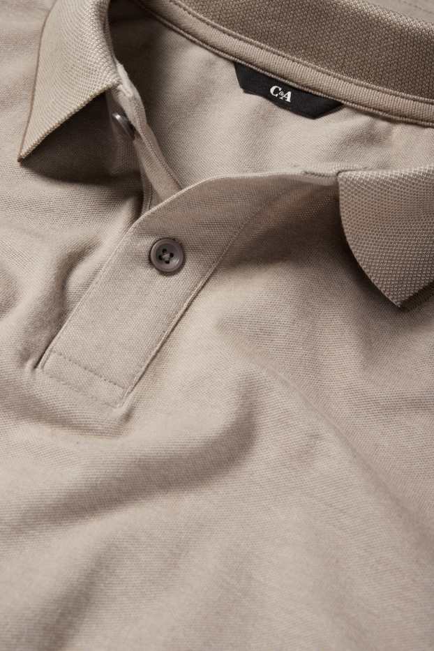 Uomo - Polo - regular fit - tortora