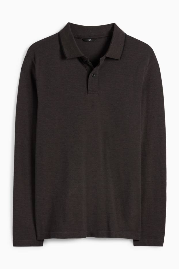 Uomo - Polo - regular fit - nero