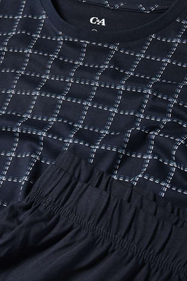 Home - Pijama - blau fosc