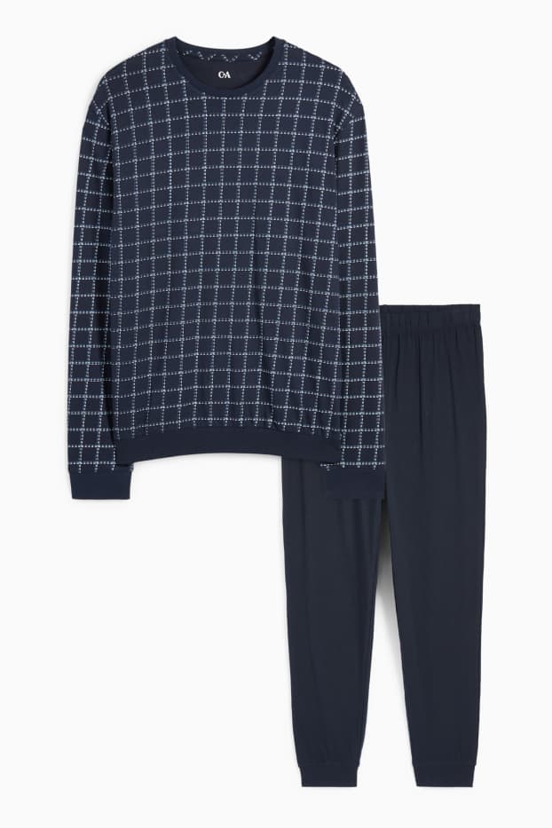 Home - Pijama - blau fosc