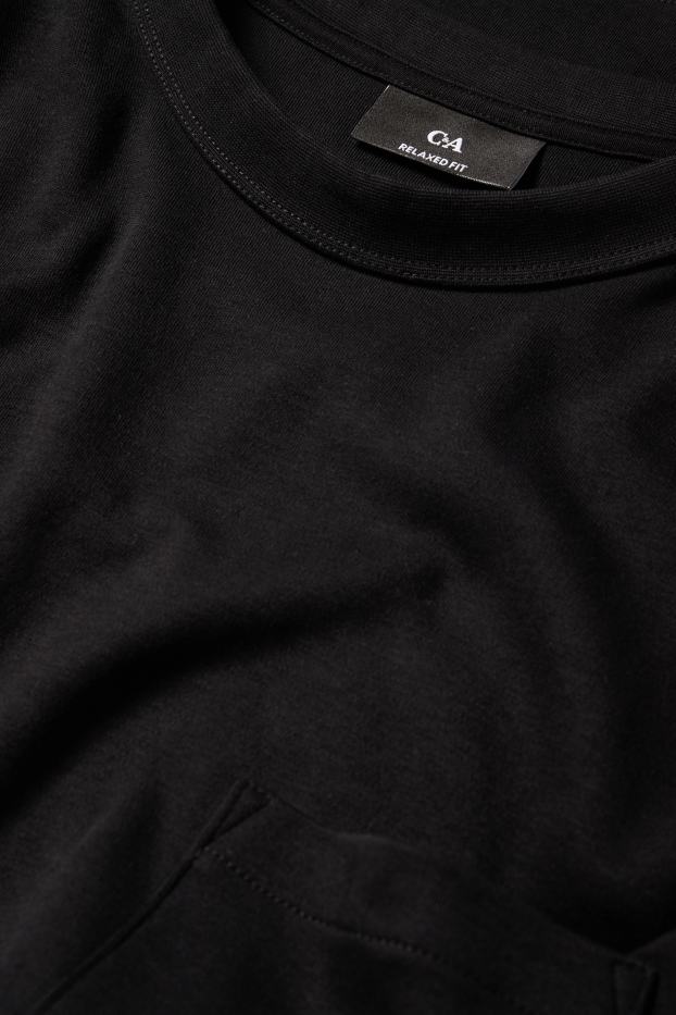 Uomo - Maglia a maniche lunghe - nero