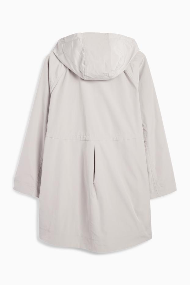 Donna - Parka con cappuccio - grigio chiaro
