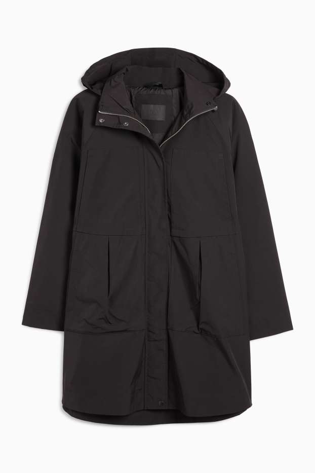 Femmes - Parka à capuche - noir