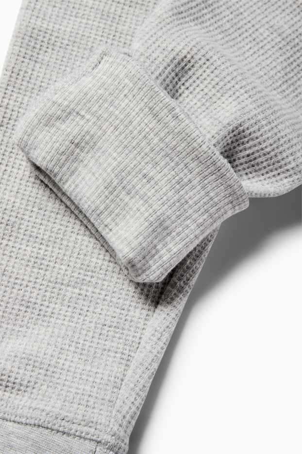 Bambini - Confezione da 2 - calzamaglia intima - tessuto tramato - blu / grigio