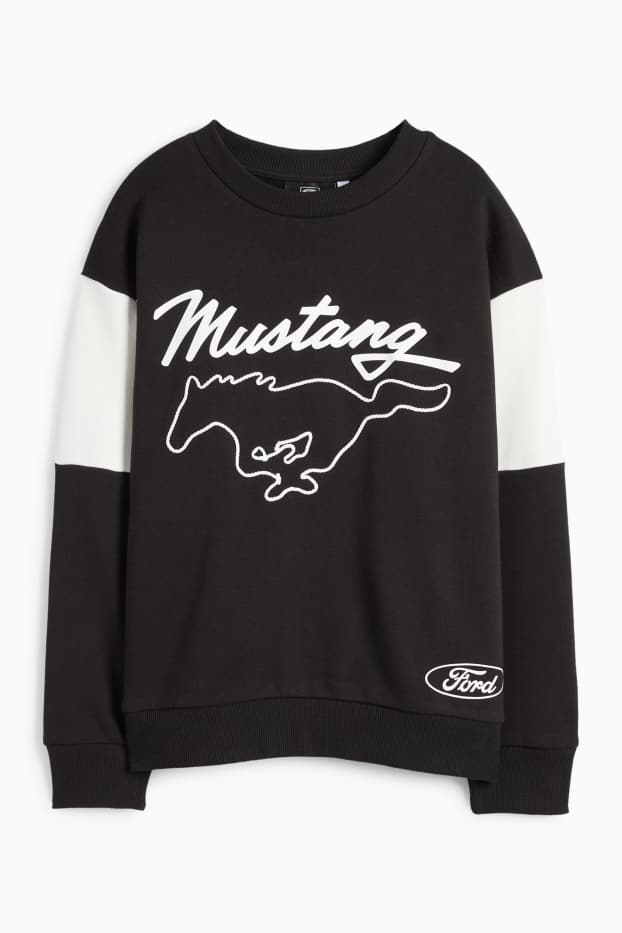 Enfants garçons - Ford Mustang - sweat - noir