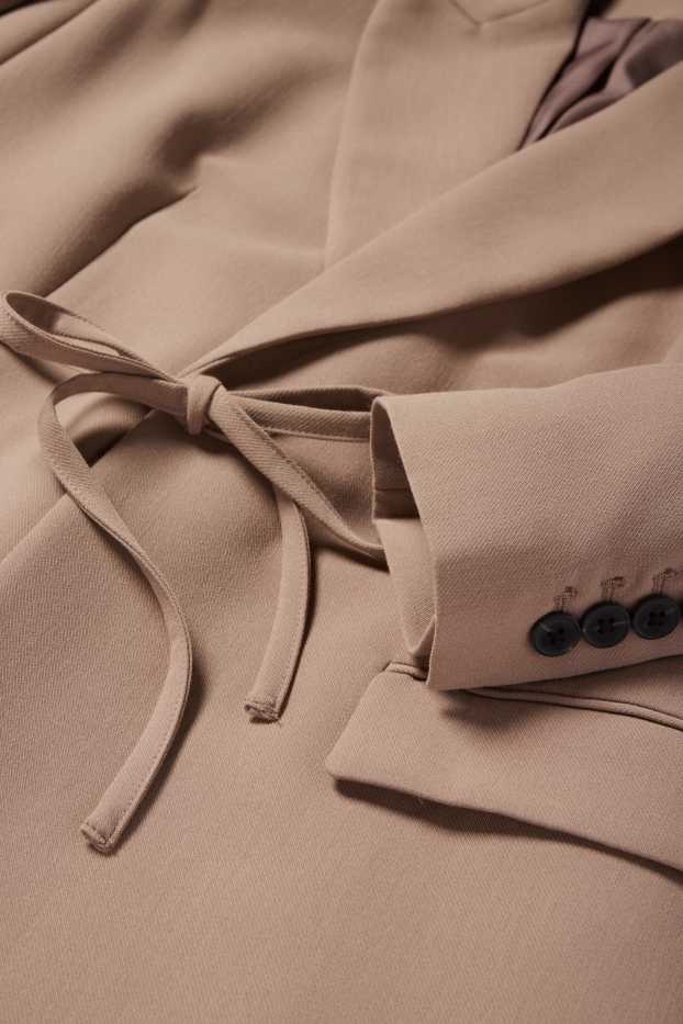 Dámské - Dlouhý blejzr - relaxed fit - taupe