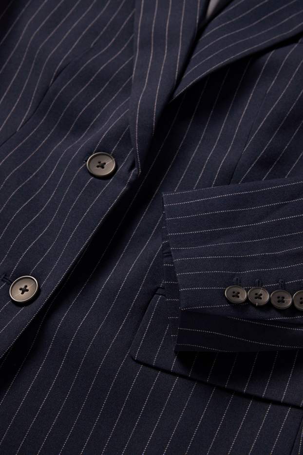 Dona - Longblazer - regular fit - ratlla diplomàtica - blau fosc