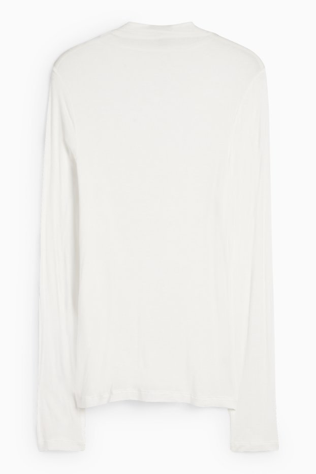 Donna - Maglia a maniche lunghe  - bianco