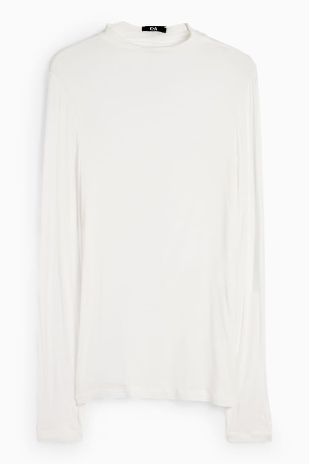 Donna - Maglia a maniche lunghe  - bianco