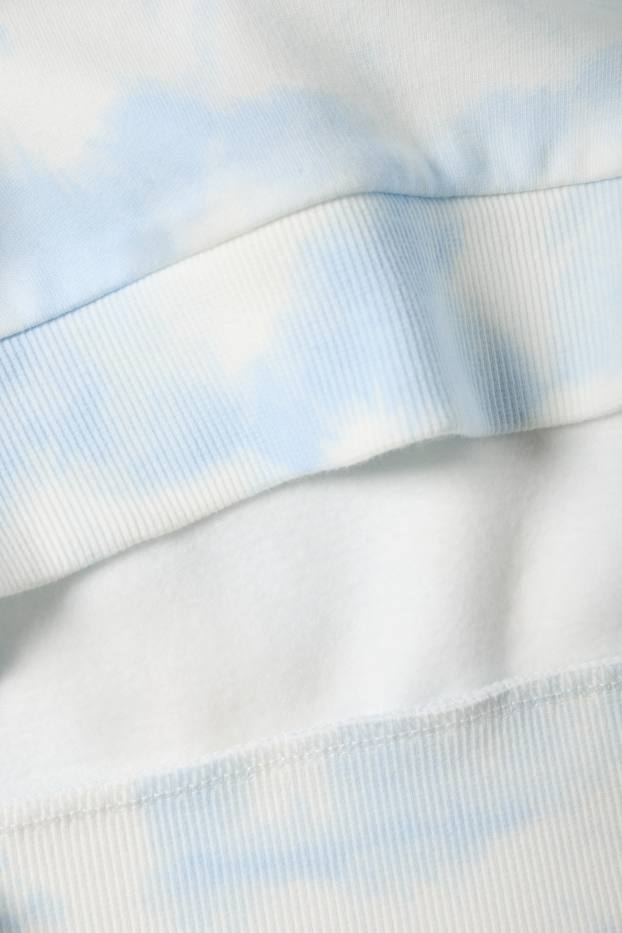 Enfants filles - Lilo & Stitch - sweat - à motif - blanc / bleu clair