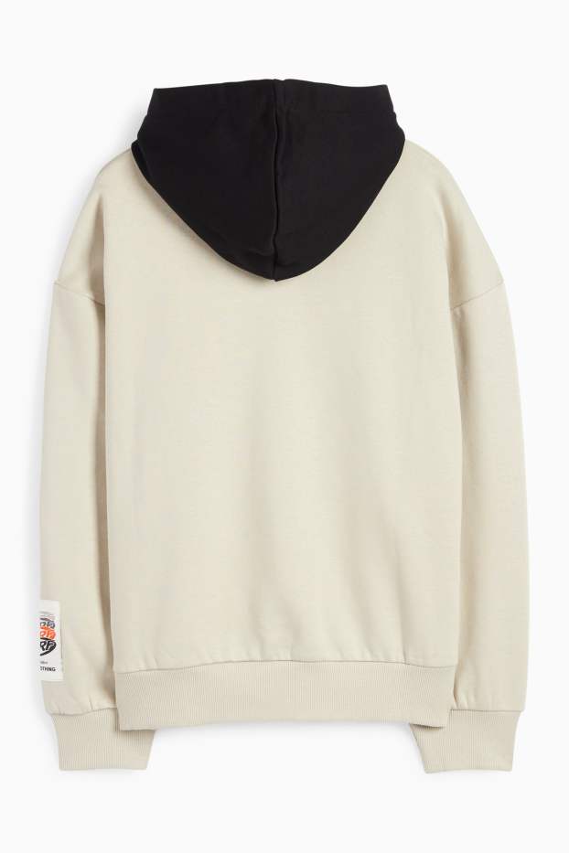 Kinderen: jongens - NERF - hoodie - taupe