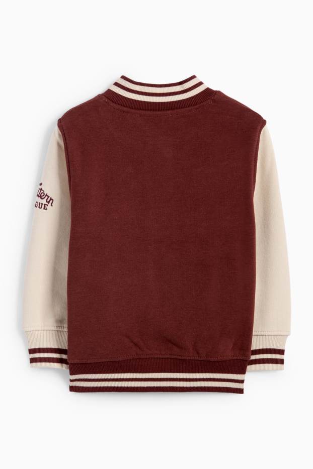 Children Boys - Varsity jacket - rust