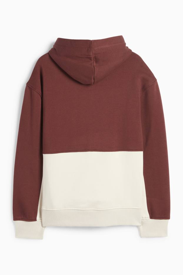 Kinderen: jongens - Skater - hoodie - bruin / beige