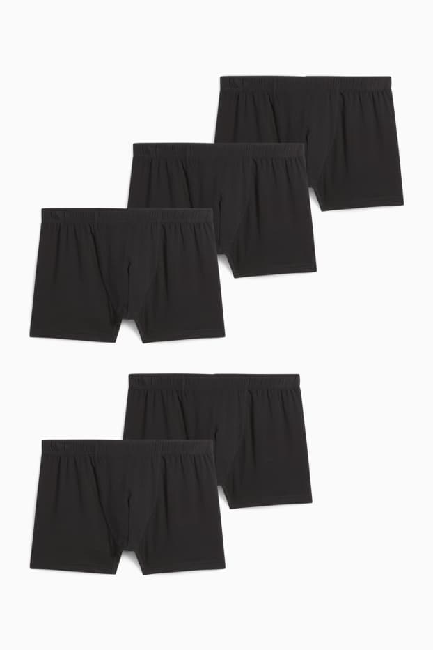 Herren - Multipack 5er - Trunks - schwarz