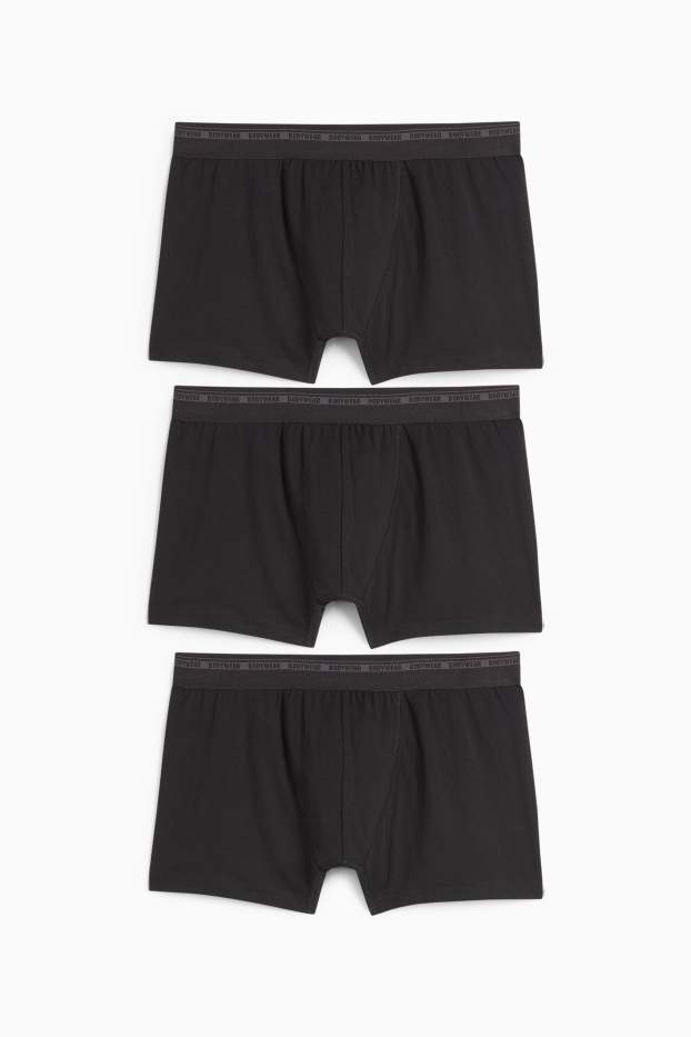 Herren - Multipack 3er - Trunks - schwarz
