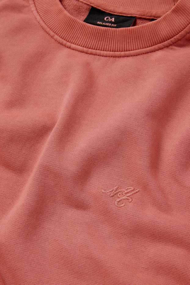 Hommes - Sweat - orange foncé