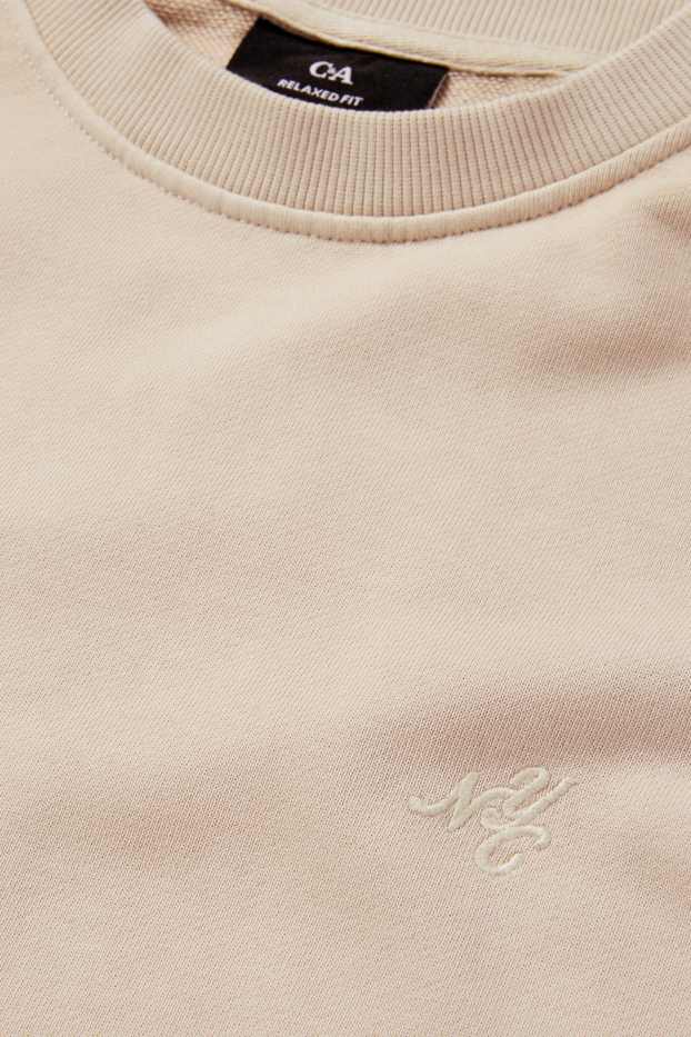 Herren - Sweatshirt - hellbeige