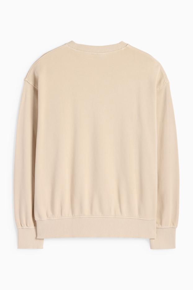 Herren - Sweatshirt - hellbeige