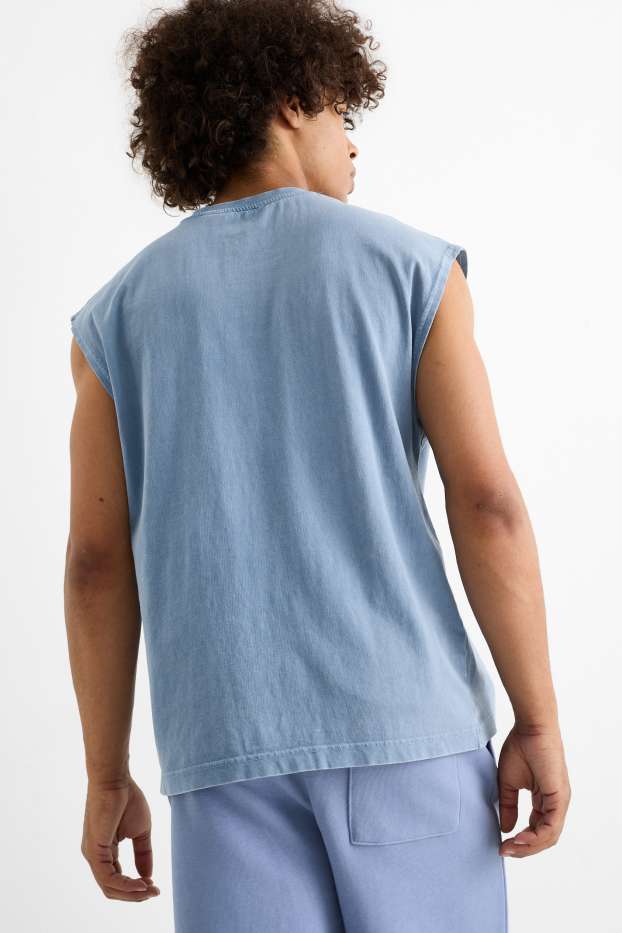 Herren - Tank Top - hellblau