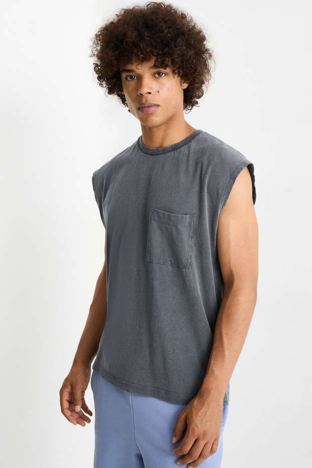 Herren - Tank Top - dunkelgrau