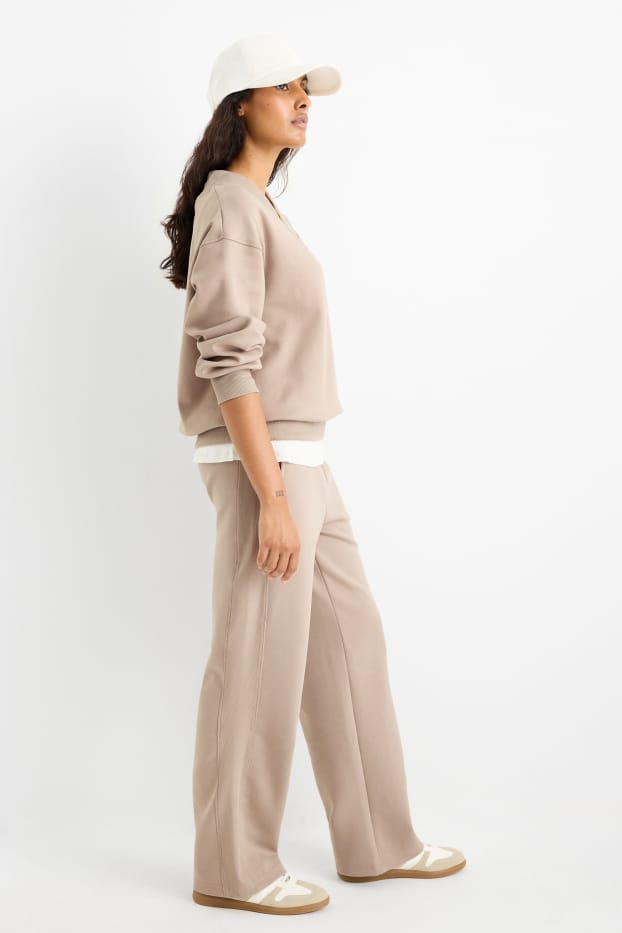 Dames - Joggingbroek - beige