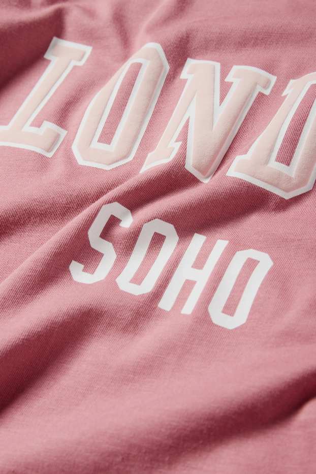Women - T-shirt - relaxed fit - pink