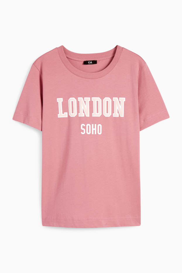 Women - T-shirt - relaxed fit - pink