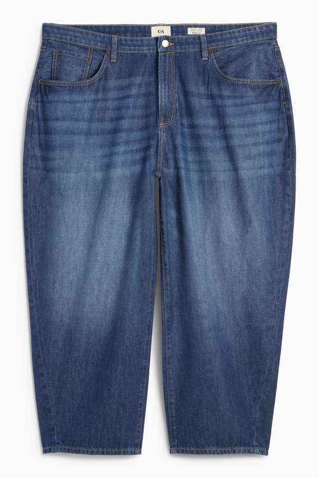 Dona - Barrel Jeans - high waist - texà blau