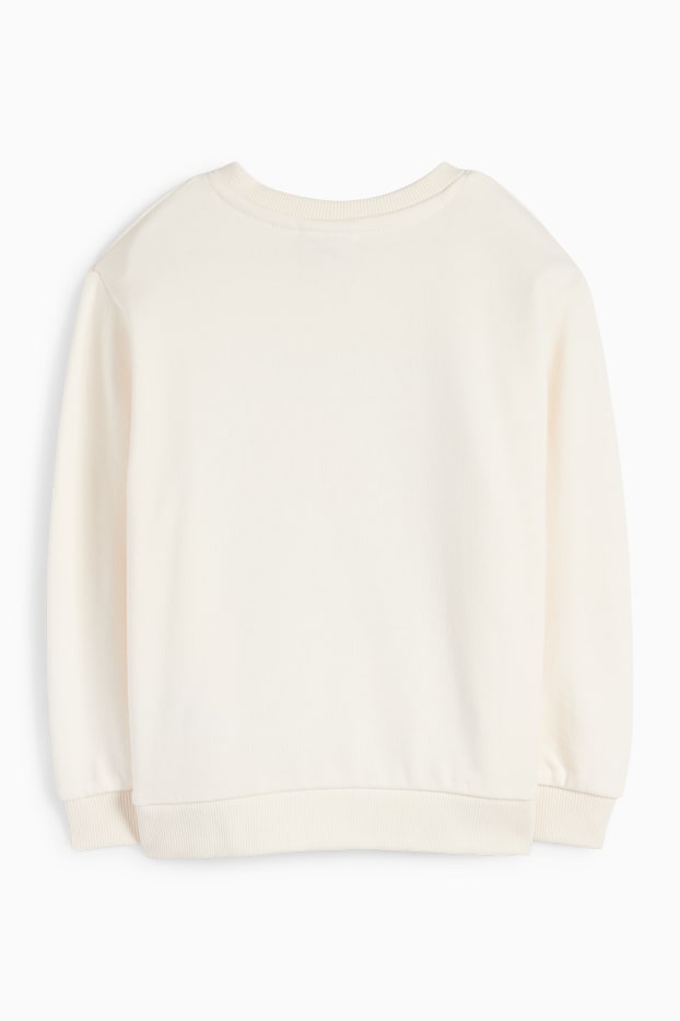 Enfants filles - SmileyWorld® - sweat - blanc crème