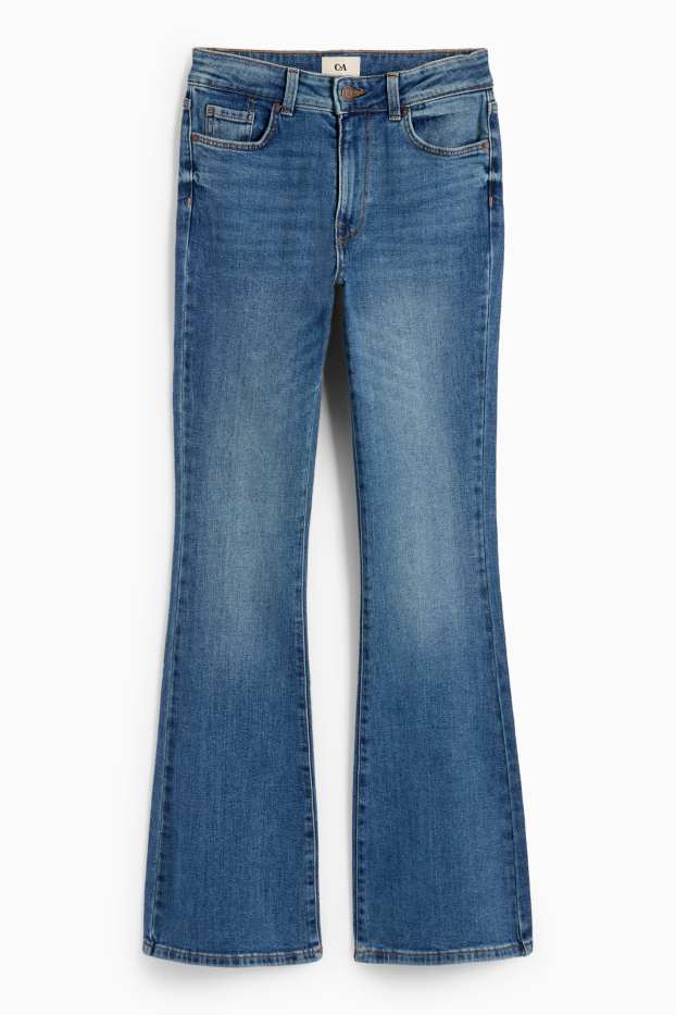 Dona - Flared Jeans - mid waist - texà blau clar