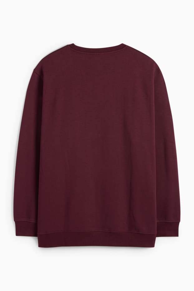 Hombre - Sudadera - burdeos