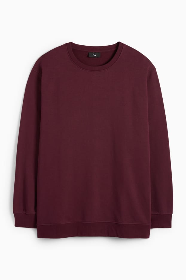 Hombre - Sudadera - burdeos