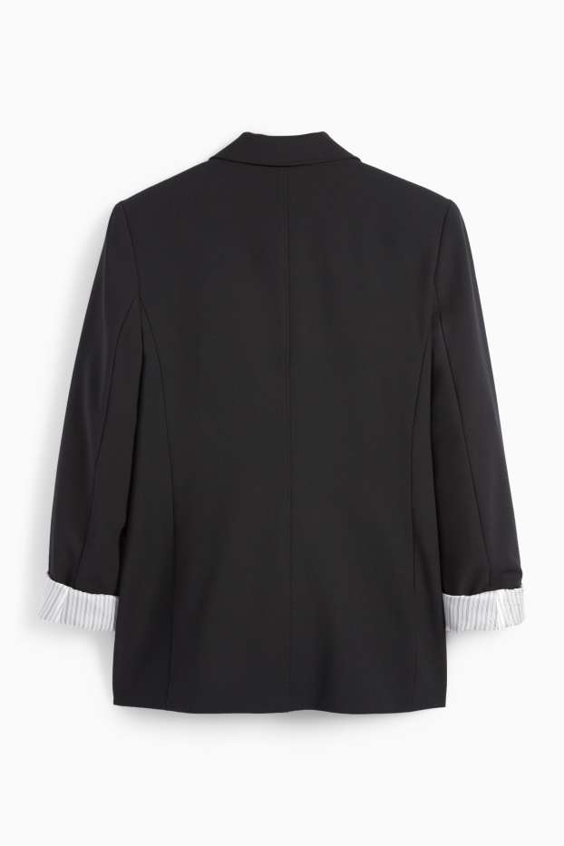 Women - Business blazer - regular fit - black