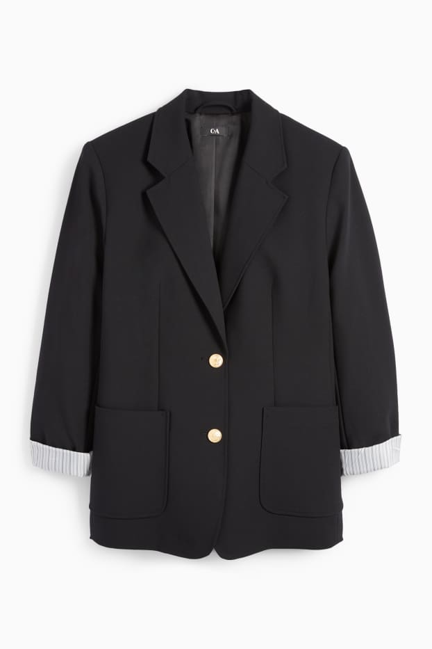 Women - Business blazer - regular fit - black