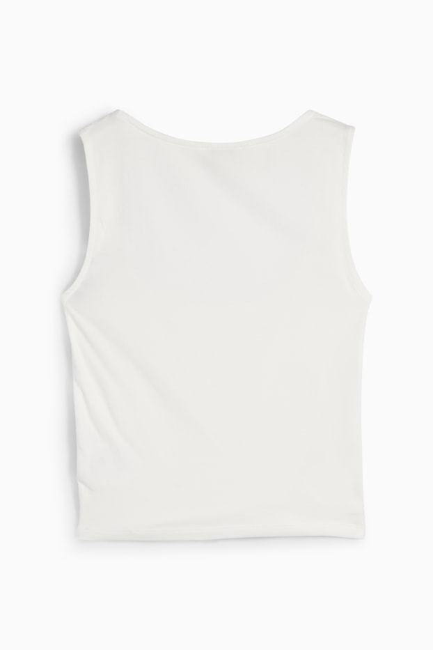 Dames - Korte top - wit